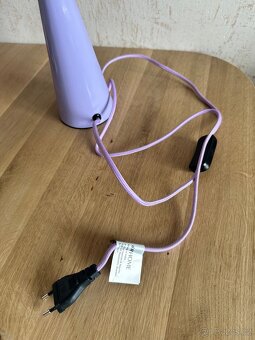 Fialová kovová lampa HM - nová - 3