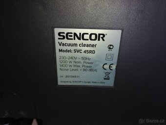Sáčkový vysavač Sencor 1400 Wattů - 3