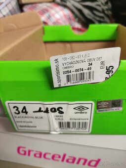 Umbro softshell černo modré nové 34 - 3