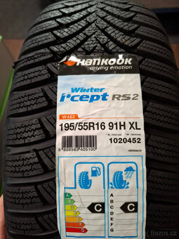 Nový orig. zimní komplet Renault ZOE - 195/55 R16 silver - 3