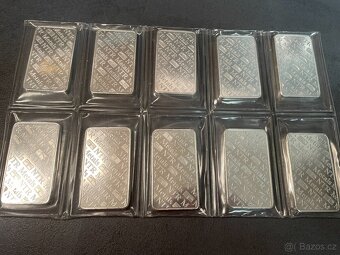 Prodám stříbrné slitky 10 oz – NTR Metals - 3
