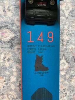 Lyže Dynafit seven summits skialp skialpy vel 149 Cm - 3