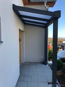 Hliníkový přístřešek nad vchodové dveře 150 x 110 - 3