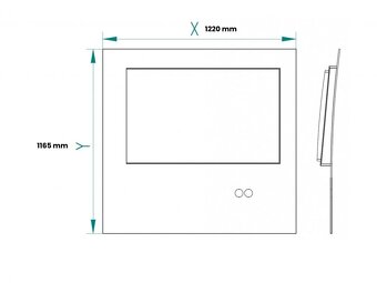 Obklad stěny za řidičem s otvorem pro okno - 3