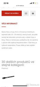 Opora hlavy a trupu XLC a Croozer 10-20 měs - 3