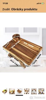 Dřevěný podnos - 3