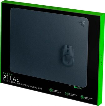 Razer Atlas - Black, glass pad - 3