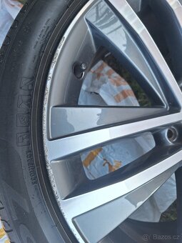 18"Al disky 7.5Jx18 et35, pneu 225/45 letni - 3