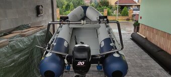 Prodam Loď Zodiac340,vozikCBS,,motor Mercury 20 - 3