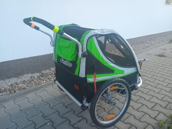 Cyklovozík / vozík za kolo Qeridoo pro 2 děti - 3