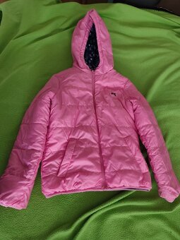 Dívčí oboustanná přechodová bunda vel. 134 - 3