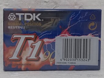 5x TDK T1 90 T1-90EA Retro Audiokazeta - 3