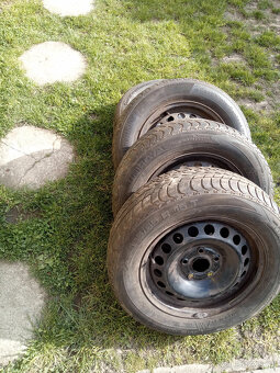 kola na VW (Octávii) plechových diskách - 3