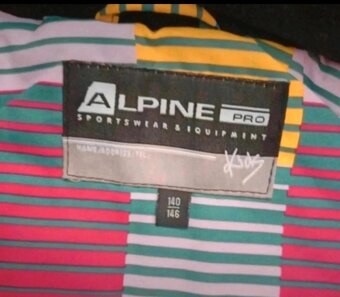 Zimní bunda Alpine PRO vel 140/146 - 3