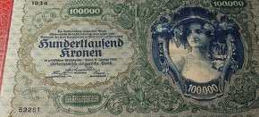100.000 KRONEN 1922 RAKOUSKO - UHERSKO - 3