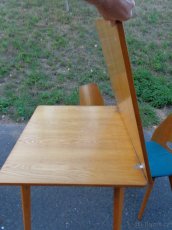 Židle TATRA + rozkládací stůl - 3