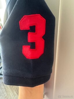 Tmavě modré polo tričko U.S. Polo Assn. s červenými detaily - 3