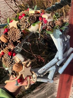 Vánoční věnec na dveře na prodej - 3