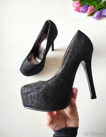 Nové dámské párty lodičky na podpatku - 3