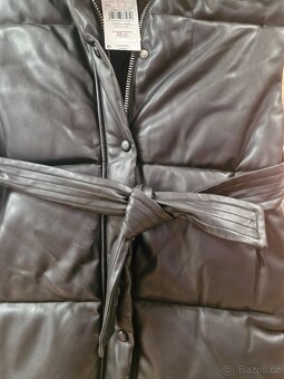 Luxusní koženková vesta MANGO - 3