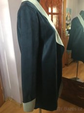 Kimonový kabátek vel.38 koženèho vzhledu - 3