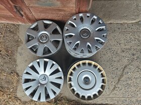 Prodám poklice, sady 14", 15" a 16" na vozy různých znače - 3