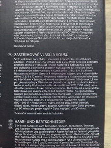 SILVERCREST Zastřihovač vlasů a vousů 5 v 1 , nový - 3