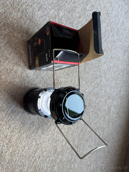 Svítilna pro kemping - nabíjecí (solární nabíjení nebo kabel - 3