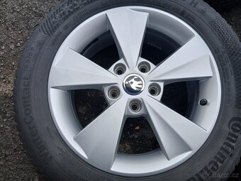 Sada Orig ALU kol Škoda 205/60R16 zimní - 3