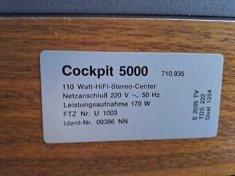 Cockpit 5000 s gramofonem Dual 1254 - 3