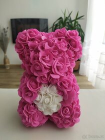 Rose Bear - medvěd z růží - různé barvy + esence - 3