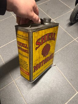 Stará plechovka od oleje Shell - 3