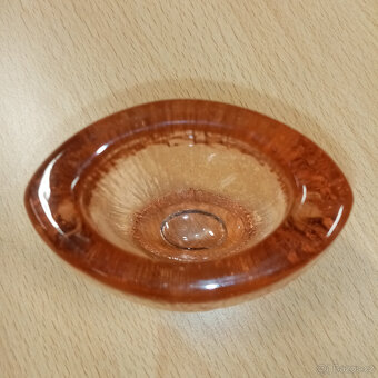 Prodám staré české sklo vázičku Vízner - 3