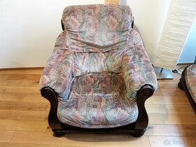 RUSTIKÁLNÍ SEDACÍ SOUPRAVA 3+1+1 - 3