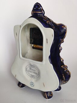 Hodiny Royal Dux, porcelán, starožitné, funkční, pošta 79.- - 3