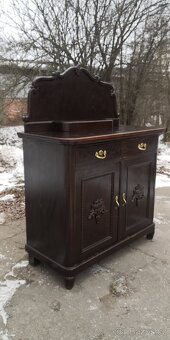 Starožitná komoda s nástavcem - 3