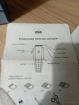 retro elektrický stříhací strojek s příslušenstvím - 3