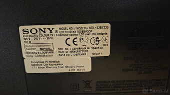 Televize SONY KDL-32 EX720 + Settop box Technisat DIGIPAL T2 - 3