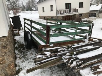 Prodám velkou plošinu za traktor, levně - 3