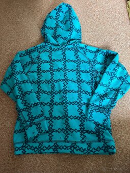 fleece mikina tyrkysová vel. 128/134 - 3