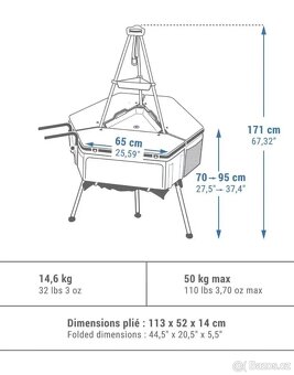 Quechua- Multifunctional camping kitchen unit - Tepee - 3