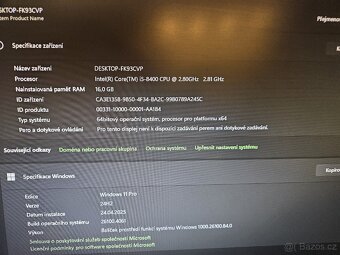 Herní PC i5 8400, GTX 1060, 16GB RAM, 256GB SSD, 2TB HDD - 3