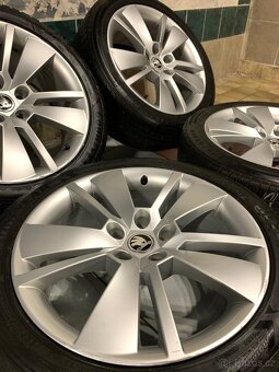 Alu kola Škoda R18 5X112 ZIMNÍ PNEU 235/45 R18 ZENITH - 3