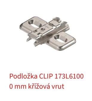 Panty Nábytkový závěs CLIP top 71B3550 naložený s tlumením - 3