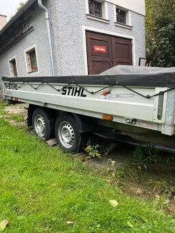 Přívěsný dvouosý vozík za auto - 3