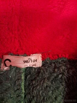 Overal dinosaurus + zimni bunda 98/104 - 3