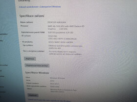 HP-24-g008nc 24" AIO -AMD 4jádra,8GB RAM,SSD+W10 - 3