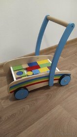 Dětský dřevěný vozíček - 3