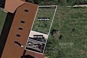 Pronájem části domu - bytu 1+kk + terasa + zahrada, obec Voj - 3