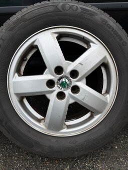 Alu kola 5x100 6x15 ET38, pneu. 195/65 r15 - 3